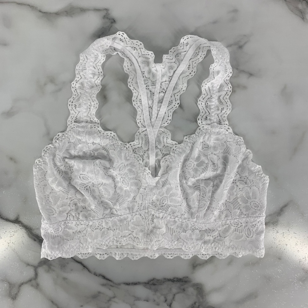 Felina White Lace Bralette
